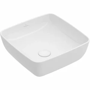 Villeroy & Boch Aufsatzwaschtisch ARTIS 410 X 410 Mm, Ohne Überlauf Weiß 41784101 15