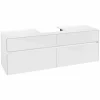 Villeroy & Boch Collaro Waschtischunterschrank 160cm Mit 4 Auszügen Glossy White Ohne Beleuchtung Mittig 13