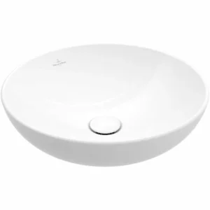 Villeroy & Boch Loop & Friends Aufsatzwaschtisch Rund Ohne Überlauf Weiß Alpin 42 Cm Ohne Beschichtung 10
