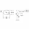 Villeroy & Boch Loop & Friends Aufsatzwaschtisch Oval 56 Cm Ohne Überlauf Weiß Alpin Mit CeramicPlus Beschichtung 8